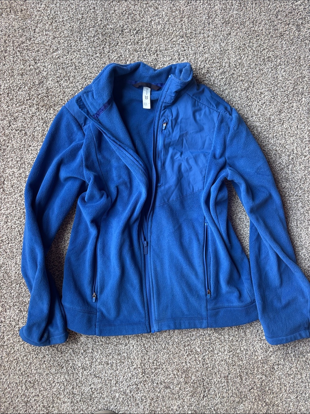 all in motion Blue Teddy Fleece Jacket